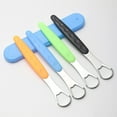 thumbnail image 4 of Stainless Steel Tongue Scraper Double Sided Curved Shape Tongue Cleaner, 4 of 8