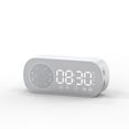 thumbnail image 1 of Altavoz Bluetooth inalámbrico HD reloj despertador reloj con espejo tarjeta Radio regalo mini estéreo, 1 of 5