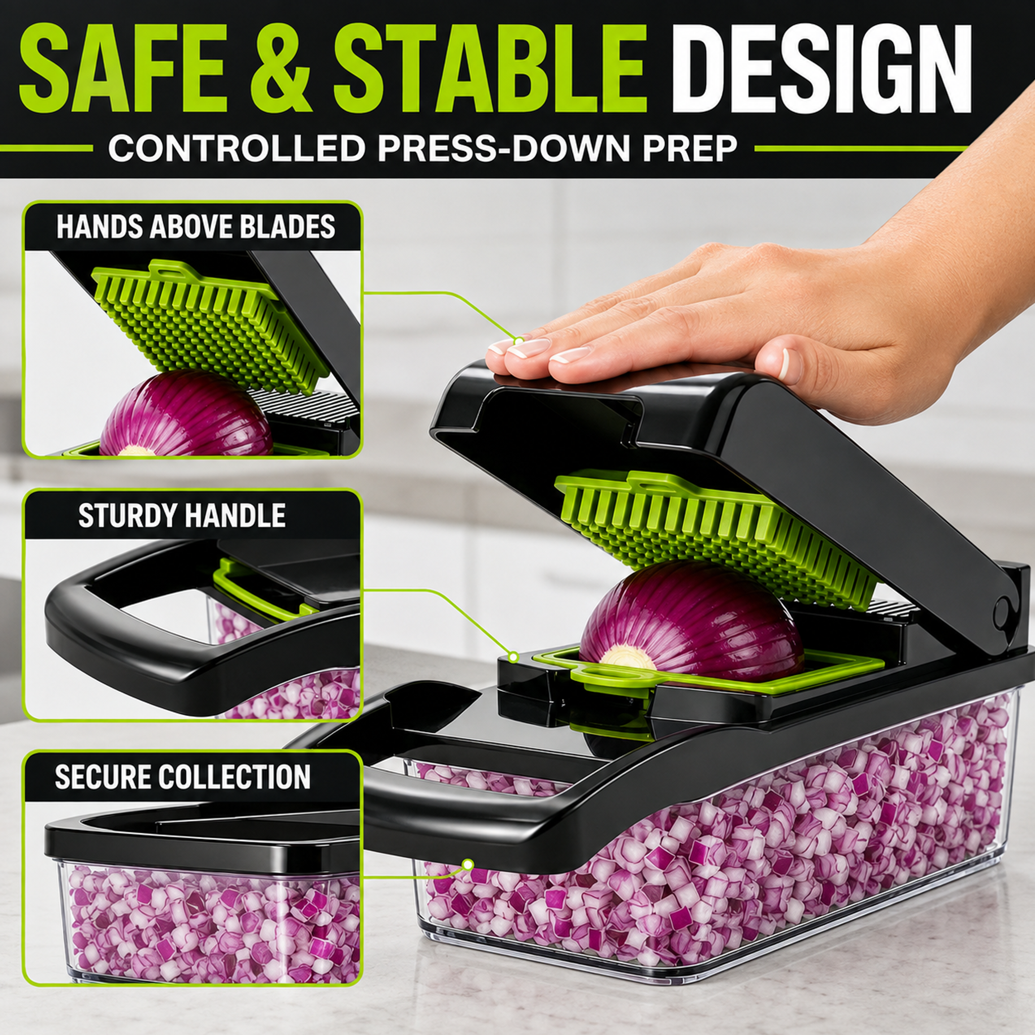 14-Piece Vegetable Chopper & Mandoline Slicer Set photo 5