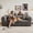 Grey, variant on S-HOME Minimalist 78.8 Inch Compression Sofa, Modular Sectional Sofa in Corduroy Material Versatile Sleeper Couch, for Living Room and Bedroom , Grey