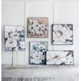 thumbnail image 5 of CC Home Furnishings Hand Painted Flower Framed Canvas Wall Art - 24.5" x 48", 5 of 9