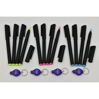 Opticz UV Blacklight Reactive Invisible Ink Markers Security Kit