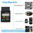 thumbnail image 5 of BallsFHK OBD2 Bluetooth Wireless Diagnostic Code Reader OBD II Scan Tool And Clear Check Engine Light, Bluetooth Scanner Reading, Compatible With IOS, Android And Window, 5 of 5
