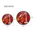 thumbnail image 2 of Musical Notes and Instruments Wall Clock Modern Decor Acrylic Clock Golden Hands 9.5in, 2 of 12