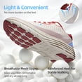 thumbnail image 3 of Fidabo Wide Toe Box Walking Shoes for Women, Zero Drop Arch Sneakers, Breathable Cushioned & Non-Slip, Sports Shoes for Running, Tennis, & Fitness, 3 of 8