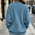thumbnail image 5 of cocolona Womens Zipper Cardigan Sweater Trendy Crew Neck Long Sleeve Casual Sweater Knit Warm Fall Winter Cardigan, 5 of 6