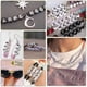 thumbnail image 5 of 1000 Pcs Acrylic Beads, Alphabet Beads,random Mixed Letters A To Z, Flat Round, White Color,74mm, 5 of 5