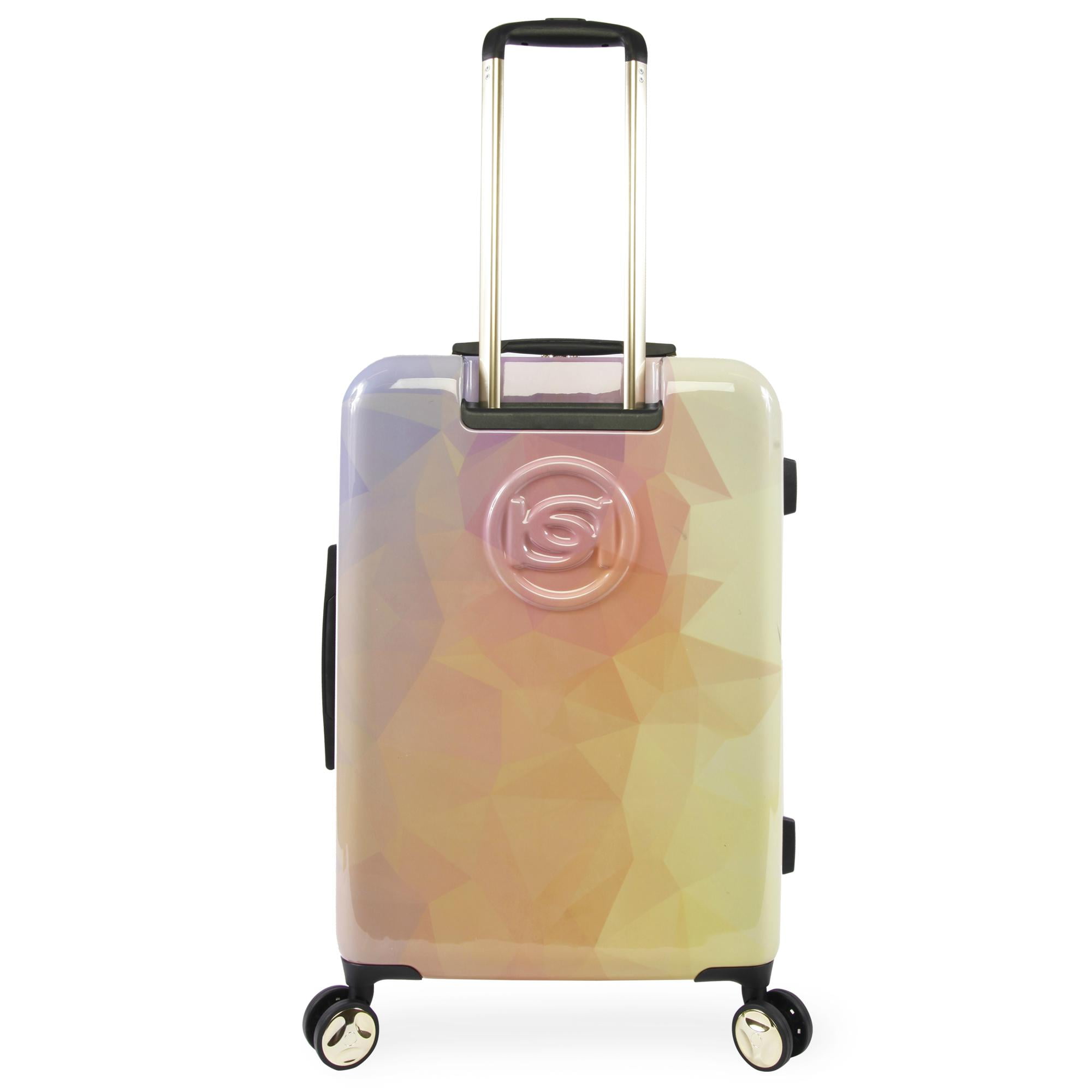 Bebe Emma 3-Piece Hardside Spinner Luggage Set in Grey - Walmart.com