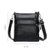 thumbnail image 3 of Bolso bandolera para mujer | Bolso de hombro de piel sintética suave con múltiples bolsillos con cremallera | Correa ajustable para uso diario y viajes | Negro o marrón, 3 of 6