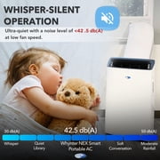 Whynter ARC-1230WNH Smart Wi-Fi Portable Air Conditioner Inverter Dual Hose, 14,000 BTU ASHRAE/12,000 BTU SACC, 600 Sq Ft, Heater, Dehumidifier & Fan