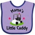 thumbnail image 3 of Inktastic Golfing Mamas Little Caddy Grandkids Golf Girls Baby Bib, 3 of 4