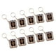 thumbnail image 4 of 10 llaveros de la suerte, regalo retro, joyería, llavero, colgante, regalo para mujeres y hombres. Plata, 4 of 9