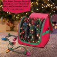 thumbnail image 3 of Wosthever Caja de almacenamiento de luces navideñas, oropel de caja de almacenamiento de adornos navideños para almacenar y transportar luces Almacenamiento y organización del hogar, 3 of 6