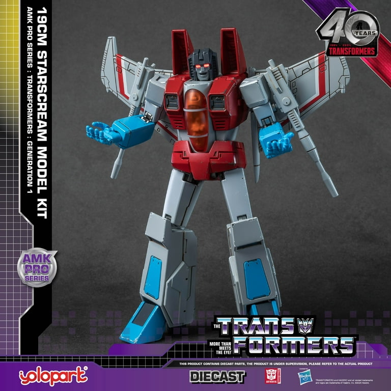 YOLOPARK Transformers Starscream G1 Action Figure Toys