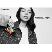Samsung Galaxy Z Flip5 Cell Phone, Factory Unlocked Android Smartphone, 256GB, Compact, Foldable Design, One-Hand Control, Best Selfies, Full Cover Screen, Hands-Free Use, US Version, 2023,Graphite