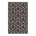 thumbnail image 3 of Unique Loom Eco Trellis Collection Area Rug - Mondo (5' 3" x 8' Rectangle Charcoal Gray/Ivory), 3 of 7