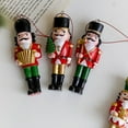 thumbnail image 4 of Lohuatrd Christmas Nutcracker Pendants Adorable Cartoon Design Create Atmosphere with Hanging Lanyard Resin Xmas Pendant, 4 of 8