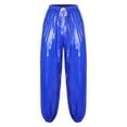 thumbnail image 7 of vastwit Men Plastic Oversized Shirts Pants Set Waterproof Two-piece Outfit Sweat Suit Jogging Sportswear Royal Blue XL, 7 of 7