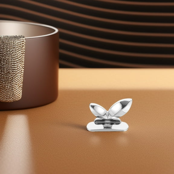 Pretyzoom Toilet Seat Handle Toilet Seat Lid Lifter Abs Silver 2Pcs Bathroom Accessories