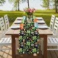thumbnail image 4 of Table Runners 72 Inches Long Dress Scarves, St. Patrick's Day Farmhouse Kitchen Table Runner, Coffee Tablerunners, Luck Shamrocks Beer Harp Horseshoes Envelope 14x72 Inch, 4 of 9