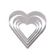 thumbnail image 4 of Máquina de corte de acero inoxidable con forma de corazón, estrella, círculo y galletas de flores de 20 paquetes, 4 of 5