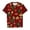 a-58Brick Red6, variant on Boys Girls Kids Crew Neck Short Sleeve Relaxed Fit TShirt With Mexican Fiesta Print Floral Patterns For Daily Wear Casual Outings Themed Events Trendy Top