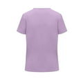 thumbnail image 4 of FrzhBrz Cozy Fit Women Scrub Set V Neck Short Sleeve Top and Pant Nursing Uniform Yoga Jogger Pocketed Nurse Workwear, 4 of 5