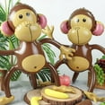 thumbnail image 6 of Large Inflatable Monkeys for Baby Showers and Themed Birthday Parties Jungle Decorations for Kids' Events Party Inflate Toys for Celebrations, 6 of 7