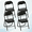 Black, variant on ELPOSUN Outdoor Patio Swivel Chair Set, 3 Pieces Patio Bistro Set with Side Table Set, All-Weather Wicker Patio Furniture Set with Cushions for Garden, Backyard, Porch,Blue