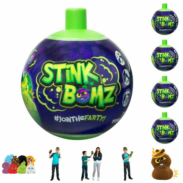 Tomy Stink Bomz Mystery 5 Plush Silly Scent Unique Fart Noise Lot Of 5 Walmart Com Walmart Com
