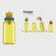 thumbnail image 4 of Trampa para moscas JShteea botella atrapamoscas Reutilizable para exteriores, 4 of 9