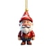 thumbnail image 2 of 2D Acrylic Dwarf Christmas Tree Pendant Christmas Cute Christmas Dwarf Double Print 2D Gift Pendant, 2 of 6