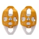 thumbnail image 3 of Polea de giro lateral dual de aleación de aluminio para elevar la cuerda2 piezas de escalada de montaña Polea anti-bobo con placa giratoria 32KN bloque coaxial al aire libre 15 mm Paracord Tensión Oro AweSitey OD002821-02, 3 of 7