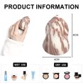 thumbnail image 2 of 3 Pcs Gourd shape Beauty Sponge Egg Puff Face Soft Puff Beauty Makeup Tool Sponge, 2 of 5