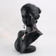 thumbnail image 3 of 2x Maniquí de Resina Negra Soporte de Estante de Exhibición de Pendientes de Mostrador de de Dama 3D, 3 of 9
