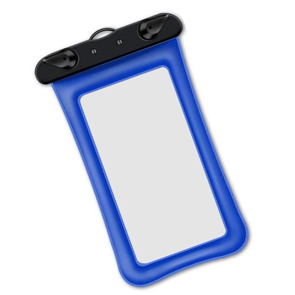 Sonducket Estuche impermeable para teléfono Cubierta subacuática Deportes acuáticos Viajes en la playa Kayak Canoa Teléfono celular Bolsa Deportes acuáticos Azul