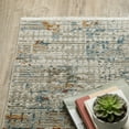 thumbnail image 3 of Oriental Weavers Bauer Area Rug - 005E2 - 2'3" x 7'6" - in Beige/ Multi - Modern Style, Recycled PET Fibers, Stain Resistant, Entryway, Hallway Runner Rug, 3 of 5
