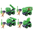thumbnail image 2 of Asamblea coche DIY Hugo Coches de dinosaurios 3D rompecabezas ingeniería vehículo para niño Verde, 2 of 10