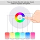thumbnail image 3 of Luz nocturna LED, lámpara de mesita de noche inteligente, control táctil regulable, recargable por USB, portátil, cambio de color RGB para niños, dormitorio, camping (blanco cálido), 3 of 5