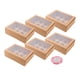 thumbnail image 1 of 6 cajas para cupcakes de 12 cavidades, de grado alimenticio, para cupcakes de 12 agujeros Marrón, 1 of 9