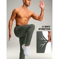 thumbnail image 3 of Pantalones deportivos Pudolla Tall para hombre, largos, con bolsillos con cremallera, color verde salvia, 3 of 7