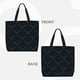 thumbnail image 2 of Fotbe Black Fish scales Bolsa Tote con Estampado para Mujer, Bolsos con Cremallera, Bolsa de Hombro Casual de Gran Capacidad con Bolsillos Internos, 2 of 7