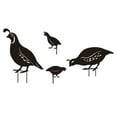 thumbnail image 2 of 4 Pieces Bird Animal Statue Easter Decor iron gardens Ornaments for Courtyard, 2 of 8