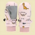 thumbnail image 2 of TELOLY Snow Gloves for Toddlers 1-3 Winter Outdoor Kids Boys Girls Snow Skating Snowboarding Windproof Warm Ski Snow Gloves for Children, 2 of 7