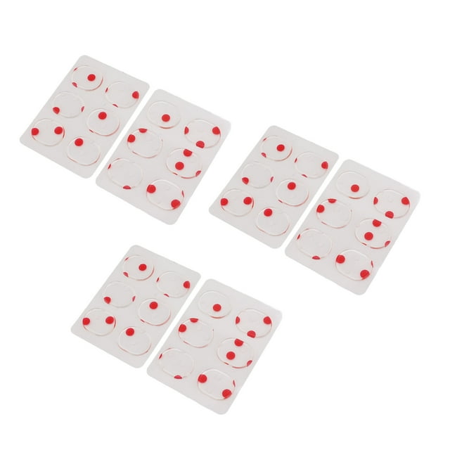 Tampons de Gel pour Tambours Contrôle Doux 36 Pcs Gels en Silicone