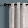 thumbnail image 5 of Lush Decor, Paire de Rideaux de Fenêtre Texturés Grommet Gris, 84 "x 38", 5 of 5
