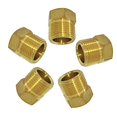 thumbnail image 2 of Brass Inverted Flare Fitting Tube Nut, Brake Line Inverted Flare, 1/4" OD, 5pcs, 2 of 4