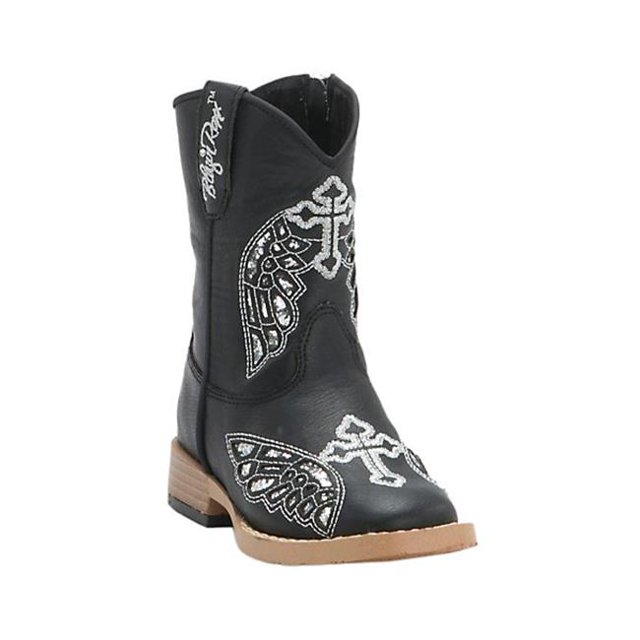 Blazin Roxx 4413201-05 Gracie Wing Cross Boot&44; Noir - Taille 5