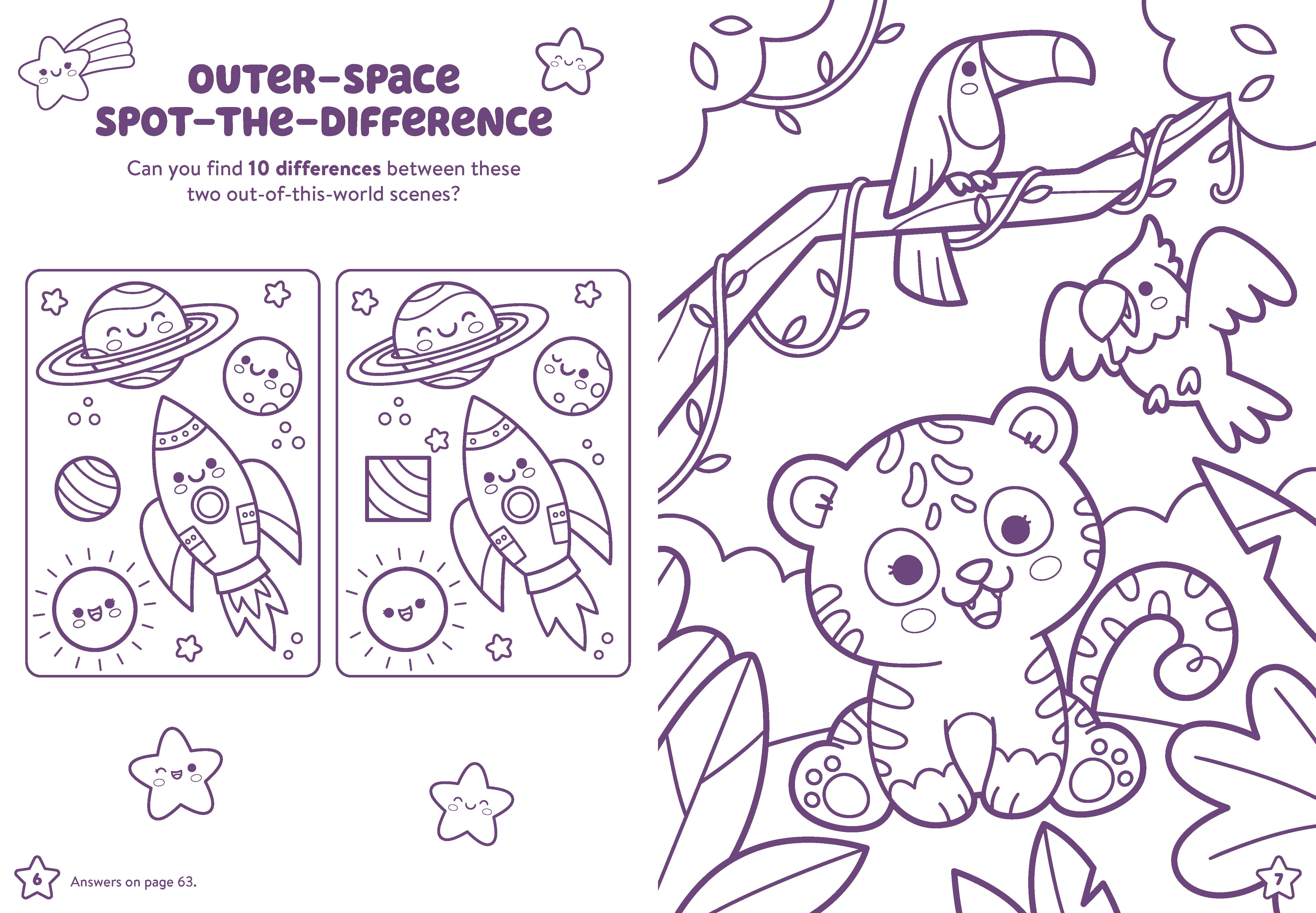 Kawaii Cuties: Coloring Book with Confetti Crayons and Stickers (Paperback)
