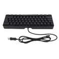 thumbnail image 1 of Computer Keyboard, USB Wired Mechanical Keyboard N Key Rollover Contour Keycaps  for Working, 1 of 7